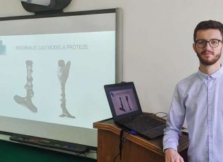 Student iz Zenice 3D printerom pravi ortopedske proteze