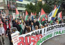 Zenica danas podržala Palestinu i palestinski narod