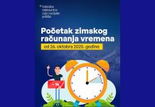 Počelo zimsko računanje vremena, kazaljke pomjerene sat unazad