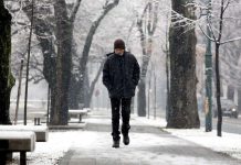 Danas u BiH oblačno vrijeme, u nižim područjima Bosne kiša i susnježica, u višim snijeg