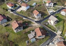 Saniran i asfaltiran dio ceste u naselju Kahrimani, MZ Topčić Polje