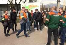 Radnici Nove Željezare Zenica na protestima u Sarajevu traže zaštitu proizvodnje čelika i hiljade radnih mjesta