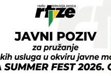 JAVNI POZIV za pružanje ugostiteljskih usluga