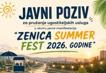 JAVNI POZIV za pružanje ugostiteljskih usluga