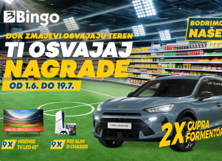 Bingo pokrenuo veliku nagradnu igru “Bodrimo naše” – Glavni dobitak Cupra Formentor