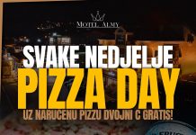 Pizza day – Svake nedjelje u Motely Almy