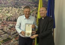Gradonačelnik Zenice primio u oproštajnu posjetu don Davora Topića