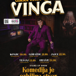 Vinča u oktobru stiže u bh. gradove sa stand-up spektaklom „Komedija je ozbiljna stvar“